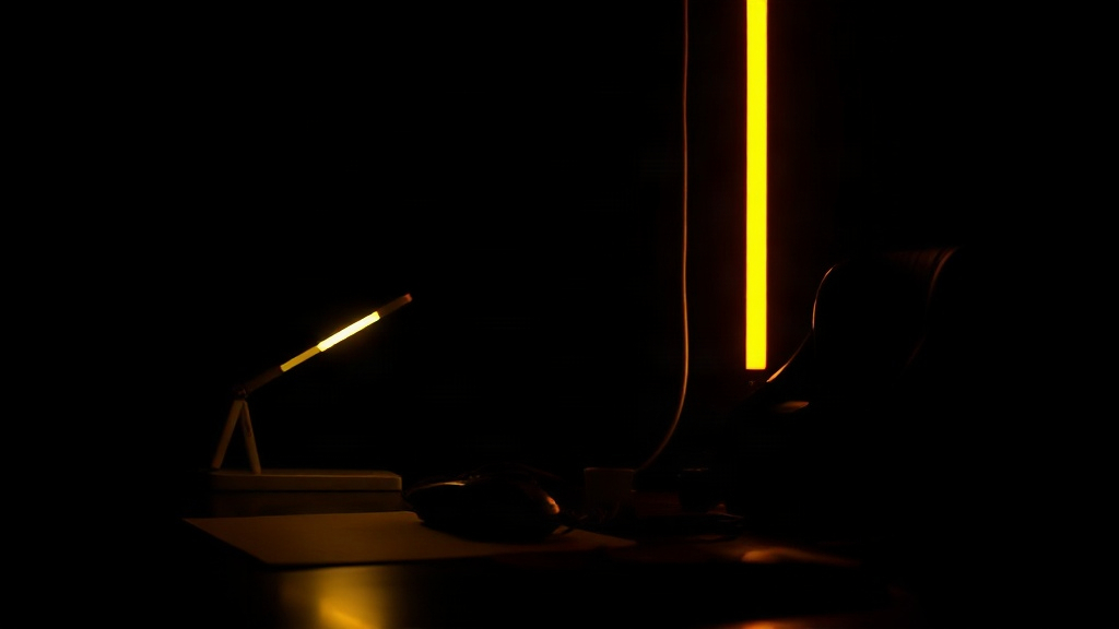 Googlog night desk atmosphere